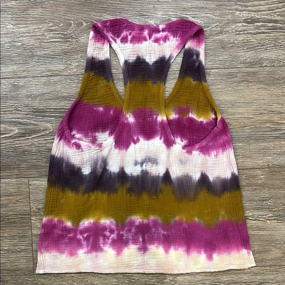 Young Fabulous & Broke Sage Tank Top Pink Olive Green Women’s Size Medium - Picture 5 of 7